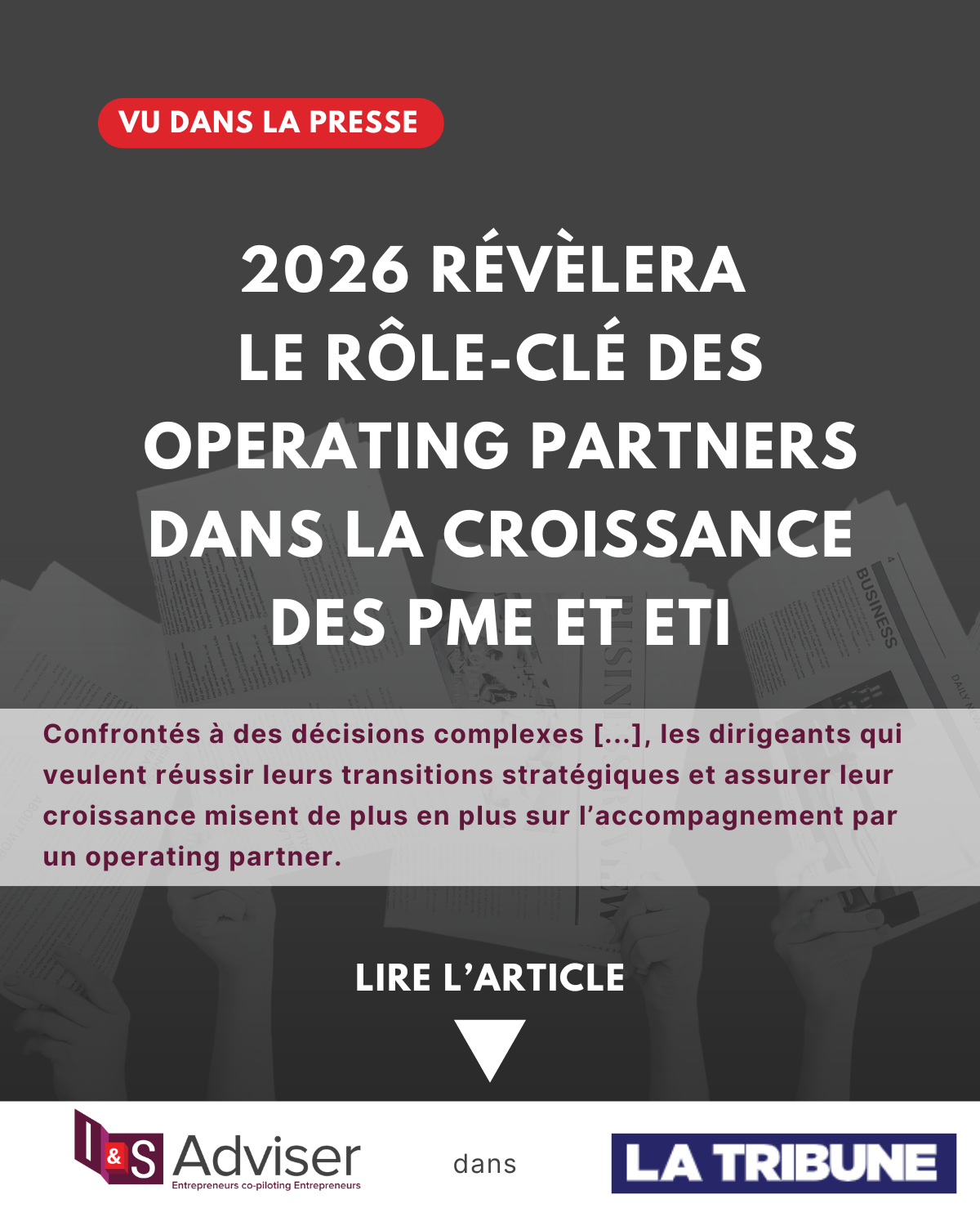 2026 : pourquoi l’operating partner sera décisif pour la croissance des PME et ETI